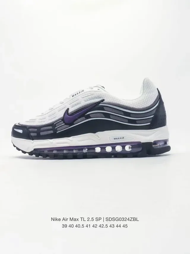 Nike Air Max TL 2.5 SP White Black Purple Lifestyle Sneakers 2