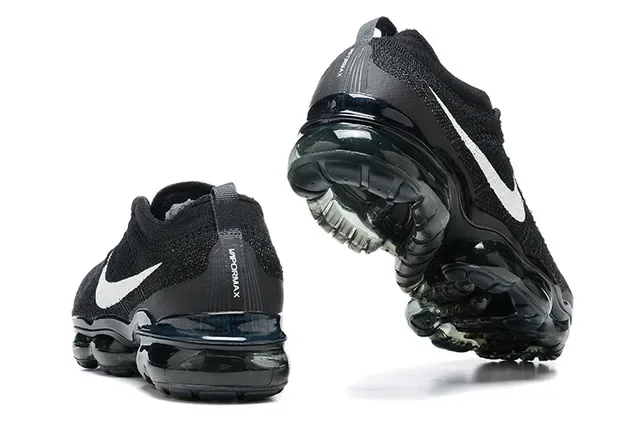 Nike Air VaporMax Black White Lifestyle Sneakers 4