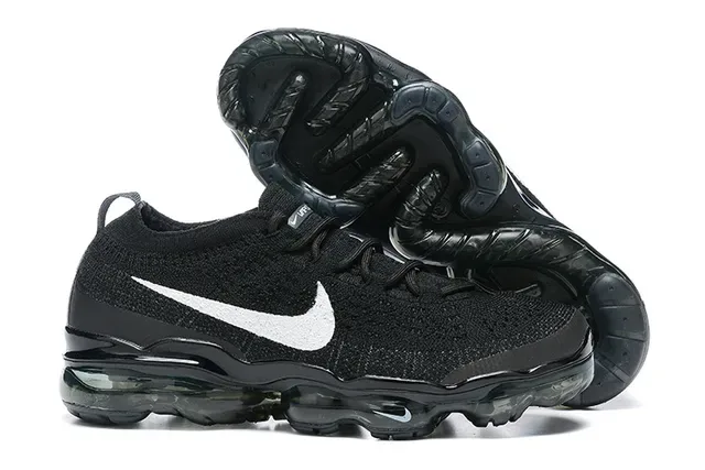 Nike Air VaporMax Black White Lifestyle Sneakers 7