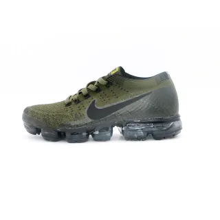 Nike Air VaporMax Flyknit Olive Green and Black Lifestyle Sneakers
