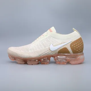 Nike Air VaporMax Flyknit Slip-On Beige Peach Lifestyle Sneakers
