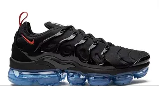 Nike Air VaporMax Plus Black Blue Red Lifestyle Sneakers 2