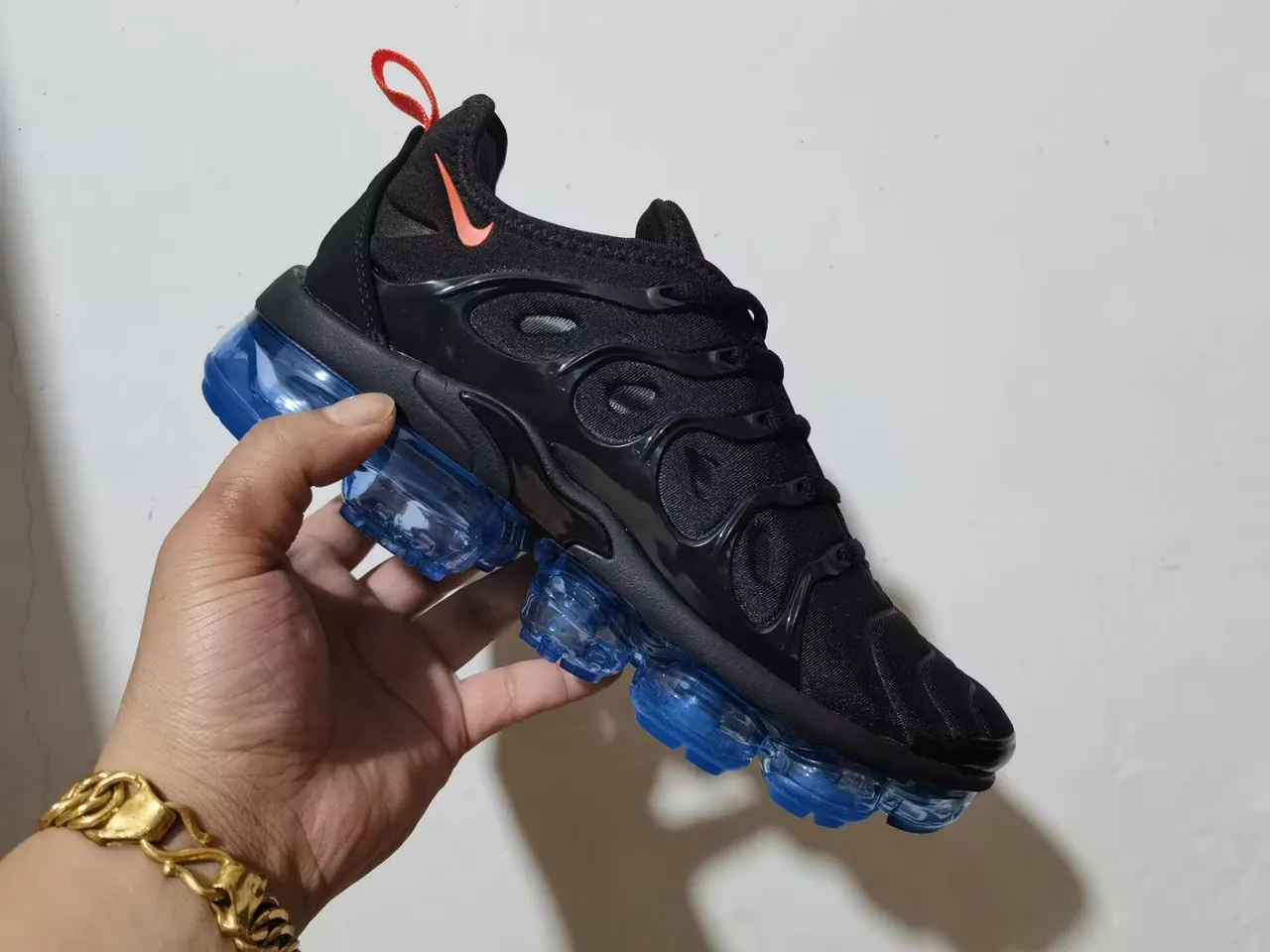 Nike Air VaporMax Plus Black Blue Red Lifestyle Sneakers 4