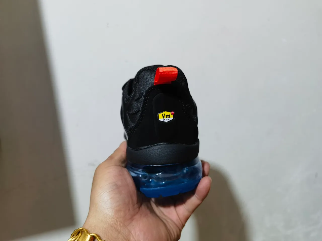 Nike Air VaporMax Plus Black Blue Red Lifestyle Sneakers 7