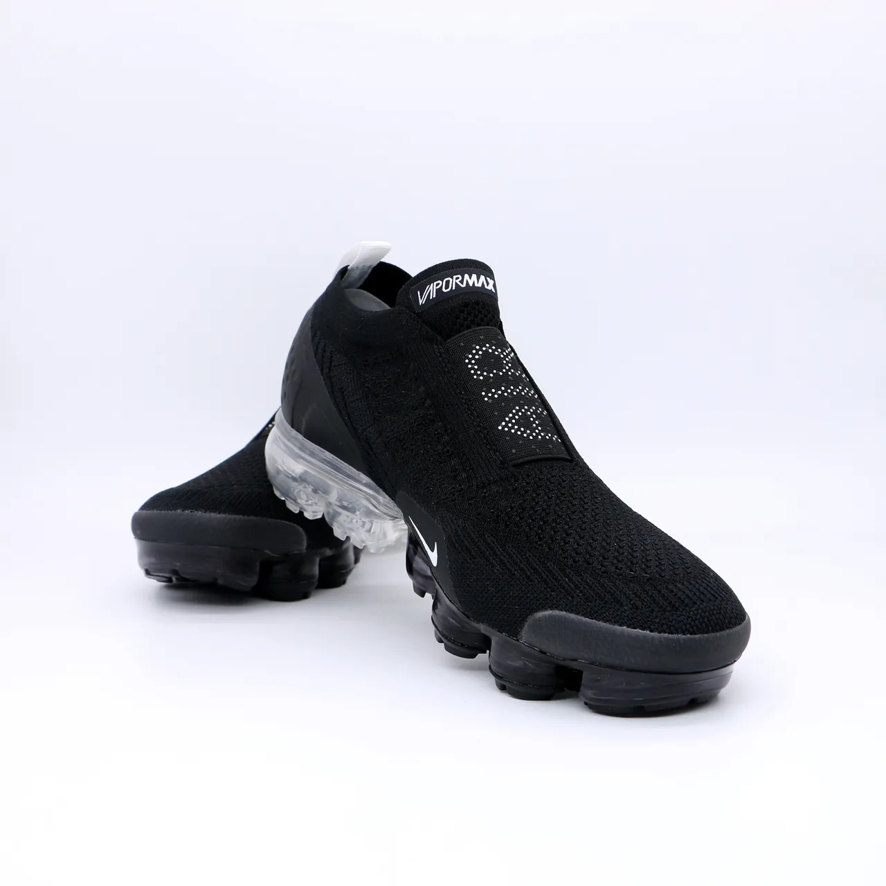 Nike Air VaporMax Plus Black White Lifestyle Sneakers 8