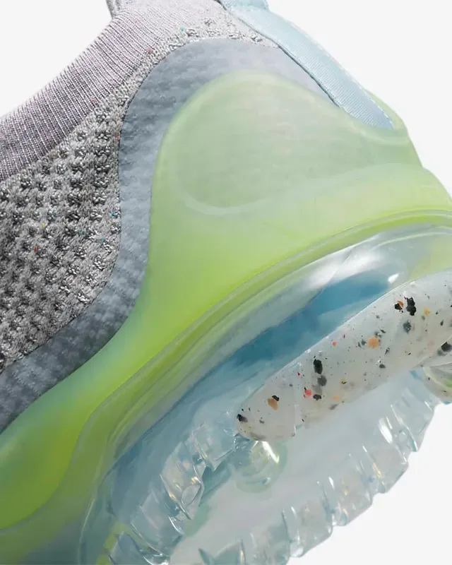 Nike Air VaporMax Plus Gris Vert Lime Chaussures Lifestyle 2