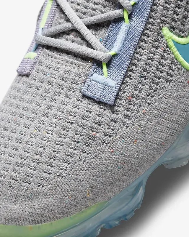 Nike Air VaporMax Plus Gris Vert Lime Chaussures Lifestyle 3
