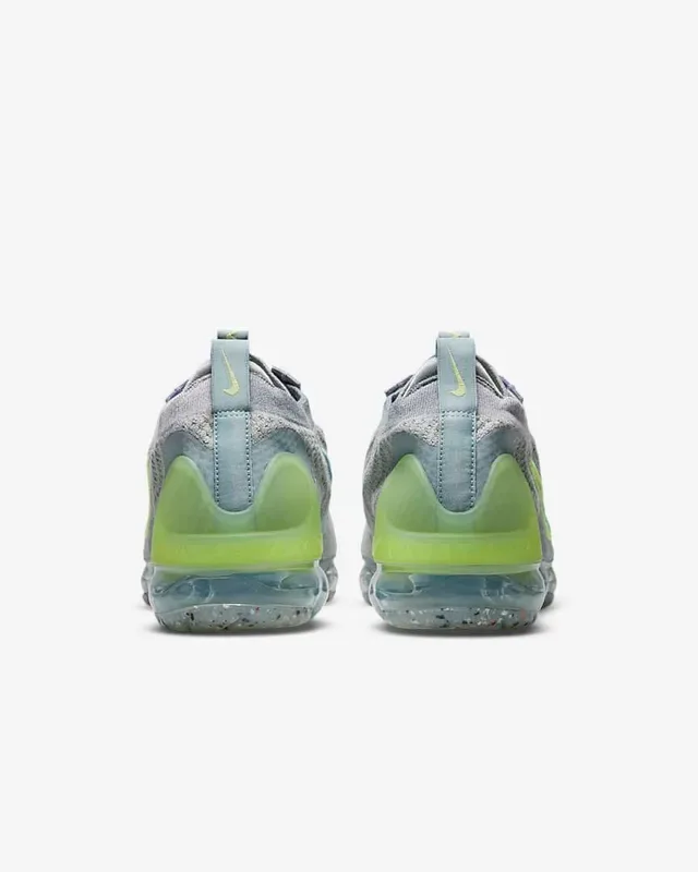 Nike Air VaporMax Plus Gris Vert Lime Chaussures Lifestyle 4