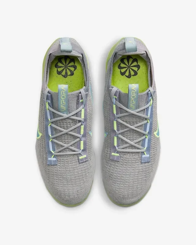Nike Air VaporMax Plus Gris Vert Lime Chaussures Lifestyle 6