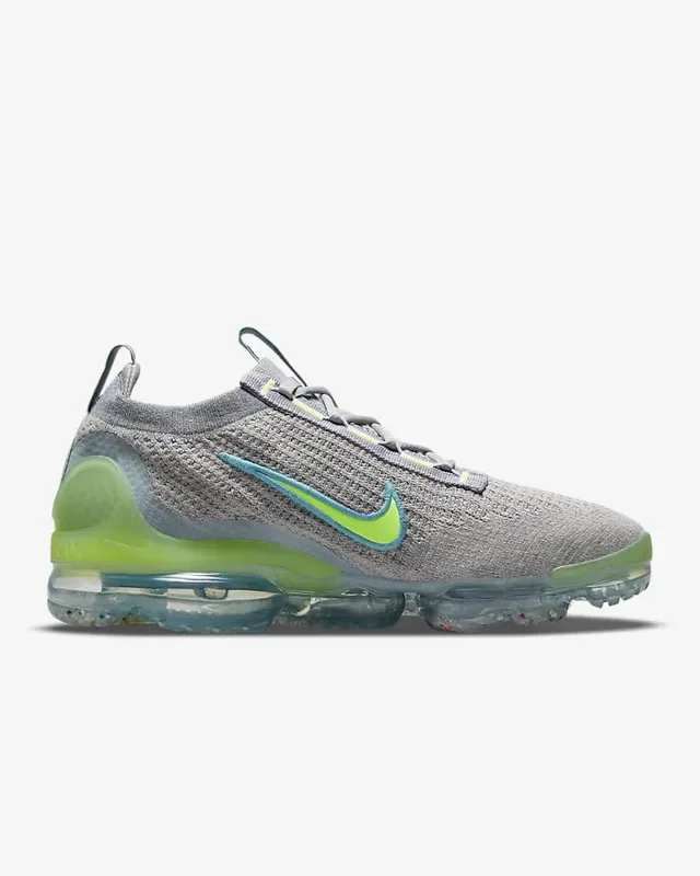 Nike Air VaporMax Plus Gris Vert Lime Chaussures Lifestyle 7