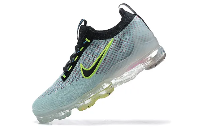 Nike Air VaporMax Plus Light Blue Neon Green Chaussures de course 4