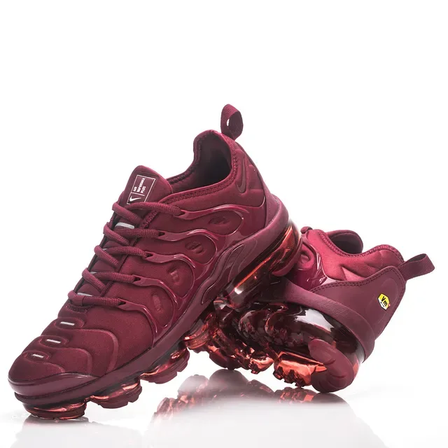 Nike Air VaporMax Plus Maroon Translucent Sole Lifestyle Sneakers 10