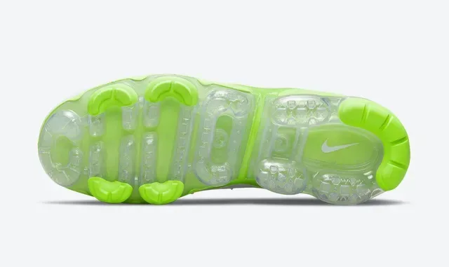 Nike Air VaporMax Plus Blanc et Vert Neon sneakers lifestyle 5