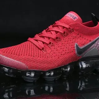 Nike Air VaporMax Red Flyknit Running Shoes