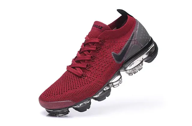 Nike Air VaporMax Rouge Flyknit Chaussures de Running 5