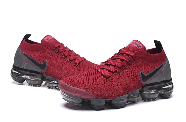 Nike Air VaporMax Rouge Flyknit Chaussures de Running 6