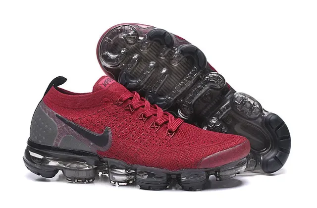 Nike Air VaporMax Rouge Flyknit Chaussures de Running 7