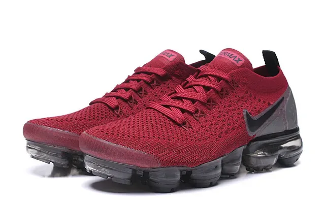 Nike Air VaporMax Rouge Flyknit Chaussures de Running 8