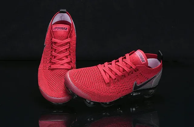 Nike Air VaporMax Rouge Flyknit Chaussures de Running 13