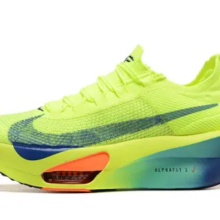 Nike Air Zoom Alphafly 3 Zapatillas de Running Neón Amarillo Azul