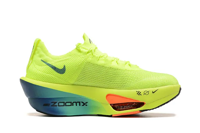 Nike Air Zoom Alphafly 3 Zapatillas de Running Neón Amarillo Azul 6