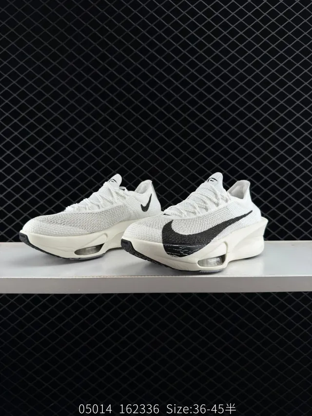 Nike Air Zoom Alphafly NEXT% 3 PROTO White Black Running Shoes 3