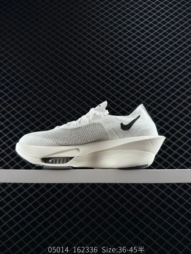 Nike Air Zoom Alphafly NEXT% 3 PROTO White Black Running Shoes 6