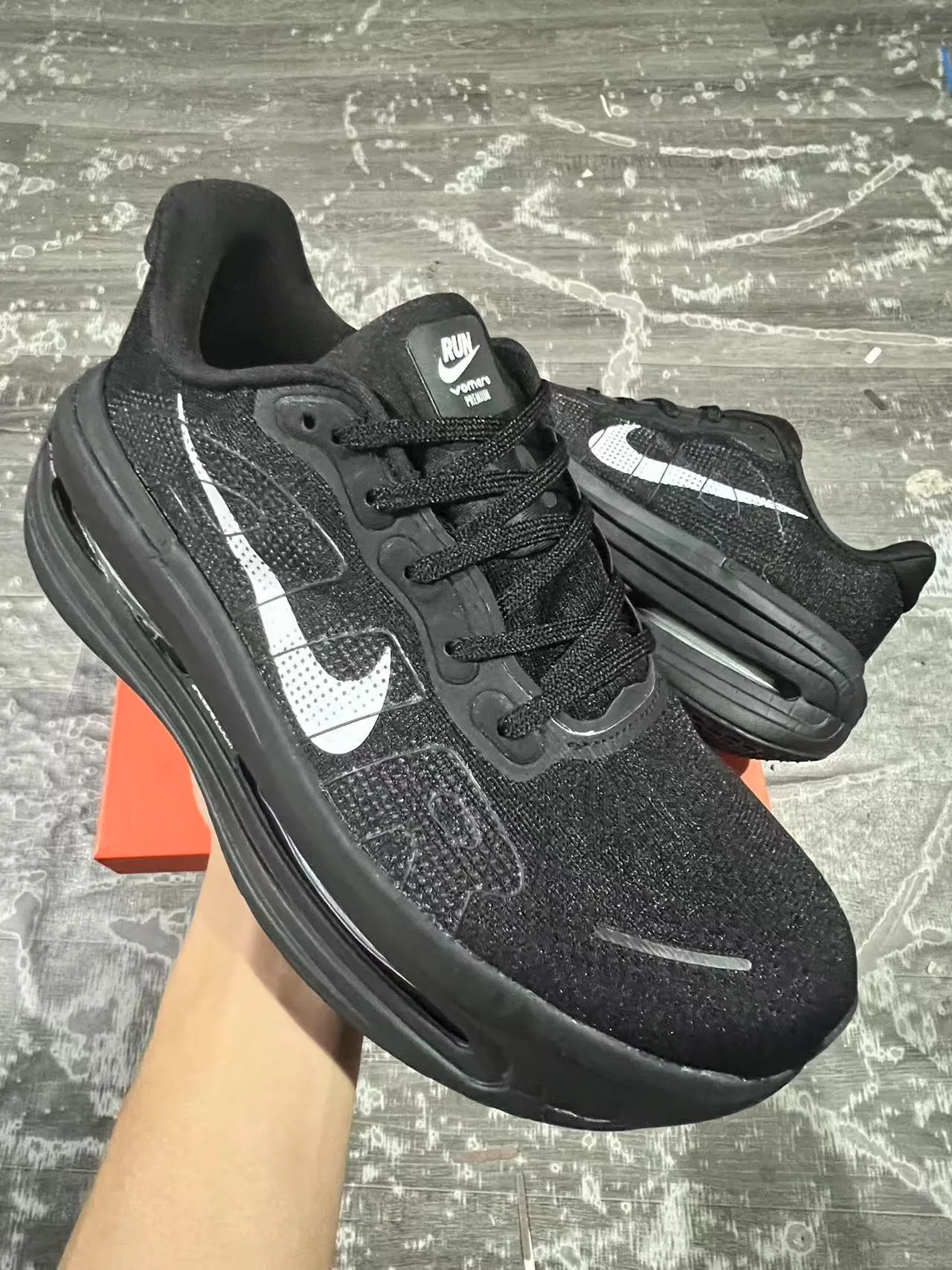 Nike Air Zoom Pegasus Black White Running Shoes 2