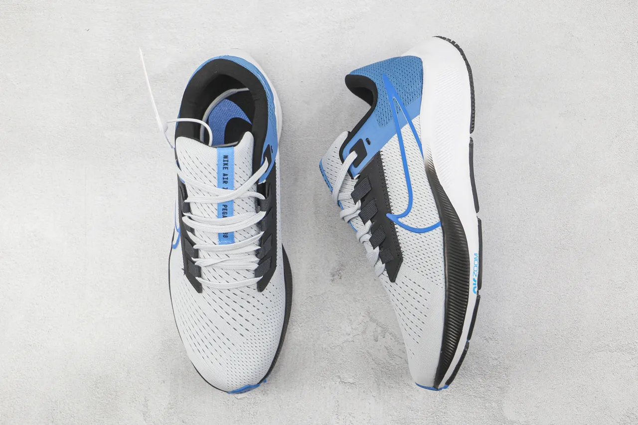 Nike Air Zoom Pegasus White Blue Black Running Shoes 3