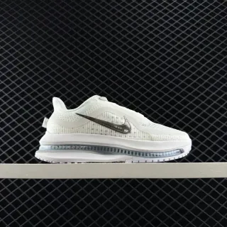 Nike Air Zoom Zapatillas de correr con upper de knit blanco plateado unidad visible