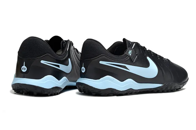 Nike Noir Bleu Bas coupé Haut synthétique Texturisé Ante-pied Gazon Chaussures de football 5