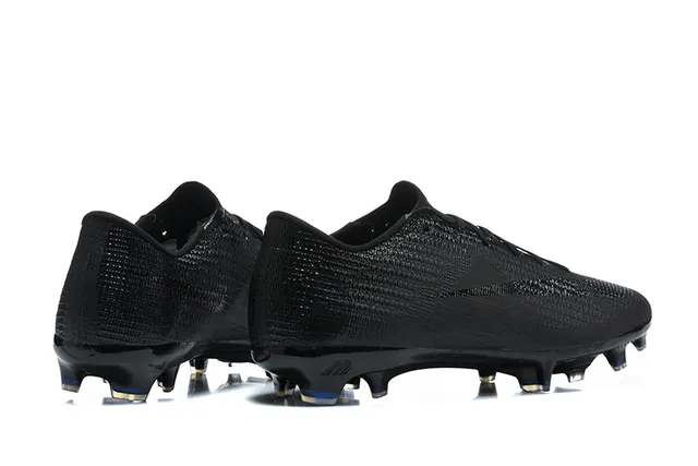 Nike Black Blue Low-Cut Textured Synthetic Upper Firm-Ground Soccer Shoes 5