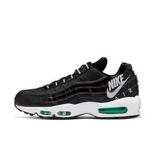 Nike Black Green Layered Synthetic Upper Multicolor Contrast Stitching Lifestyle Sneakers