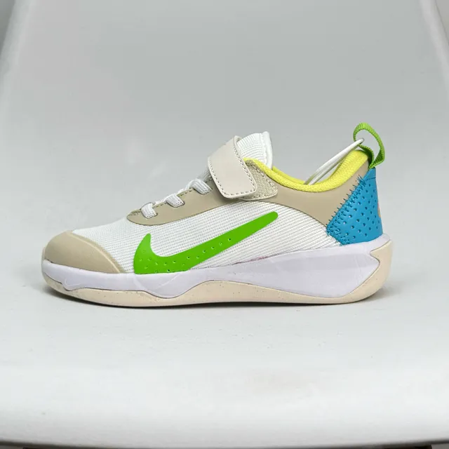 Nike Black Green Low-Top Hook-and-Loop Strap Basketball Shoes 5
