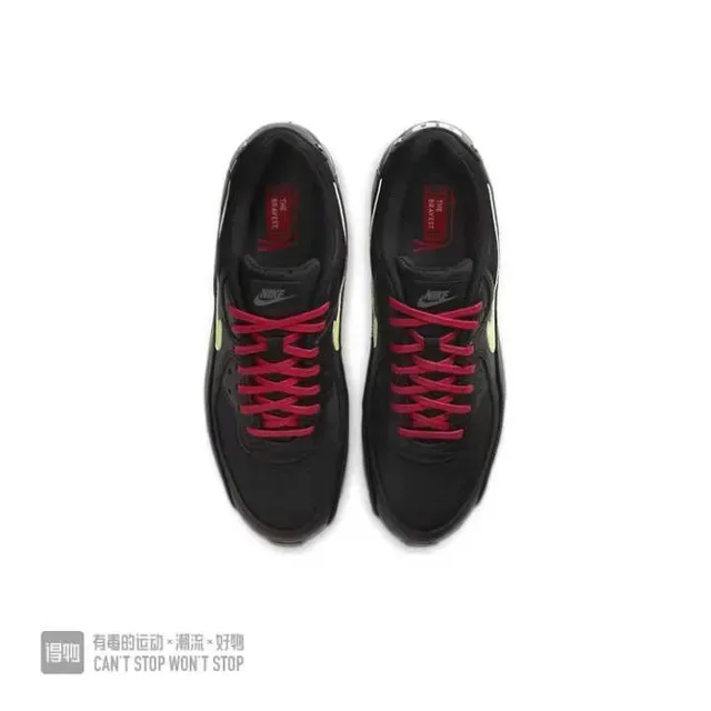 Nike Black Green Low-Top Perforated Toe Lifestyle Sneakers 4
