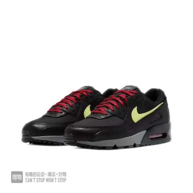 Nike Black Green Low-Top Perforated Toe Lifestyle Sneakers 5
