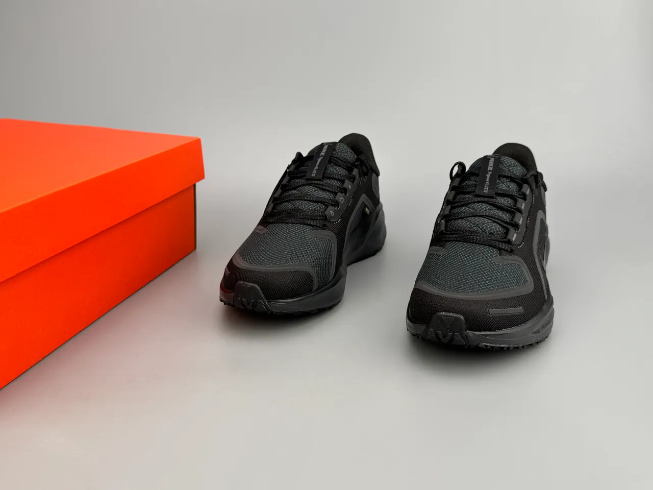 Nike Black Monochrome Engineered Mesh Upper Running Shoes 3