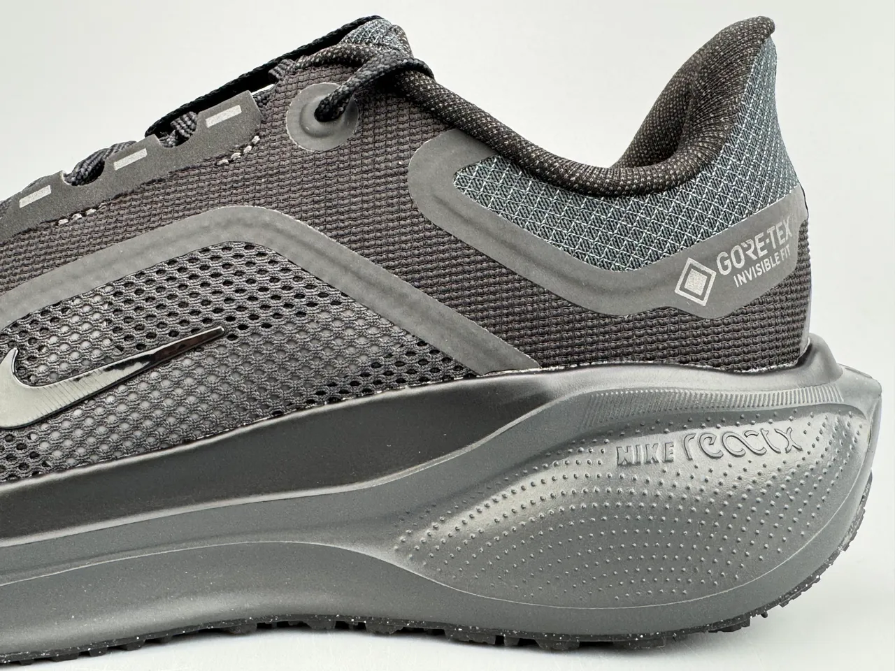Nike Black Monochrome Engineered Mesh Upper Running Shoes 5