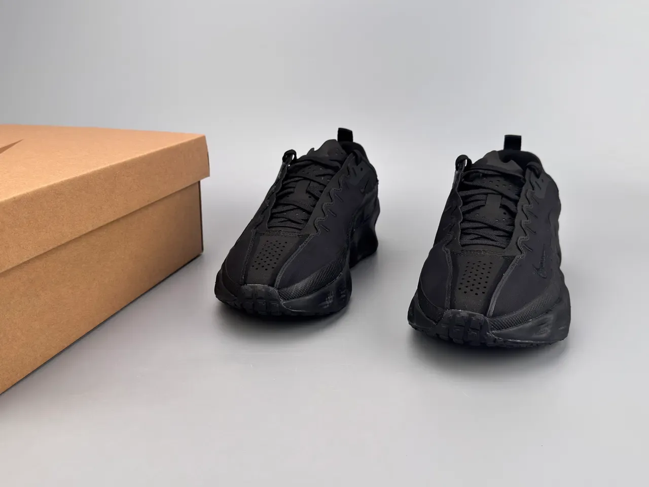 Nike Black Monochrome Sculpted Midsole Lifestyle Sneaker 3