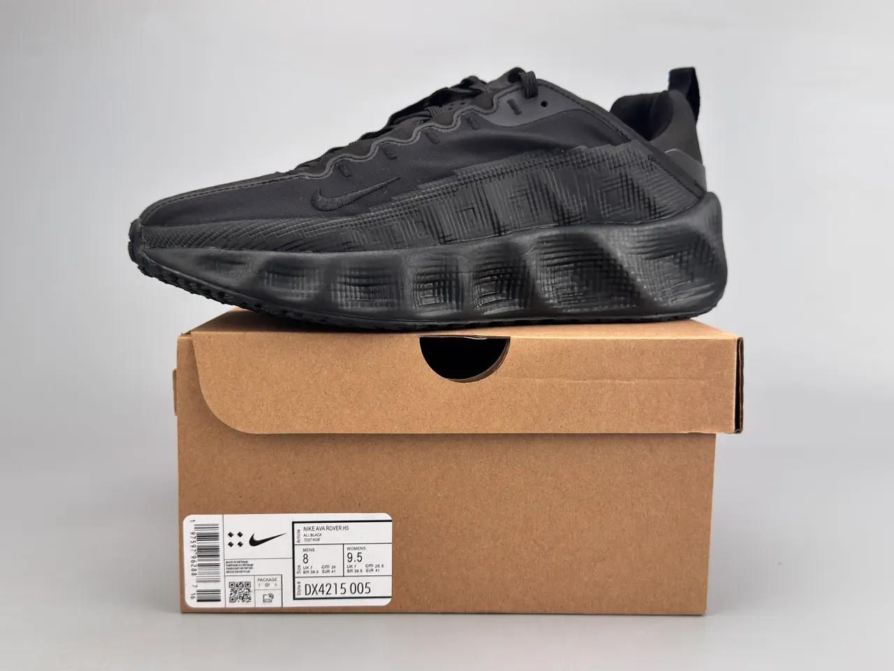 Nike Black Monochrome Sculpted Midsole Lifestyle Sneaker 4