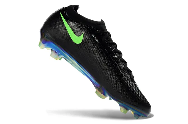 Nike Black Multicolor Sock-Fit Collar Atomknit Upper Firm-Ground Soccer Shoes 2