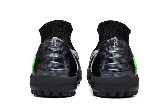 Nike Noir Multicolore Ajustement Sock-Fit Upper Knit Weave Engineered Turf Chaussures de Football 4
