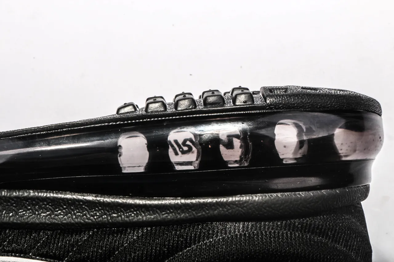 Nike Black Silver Engineered Knit Upper Full-Length Visible Air Max Unit Running Shoes 3