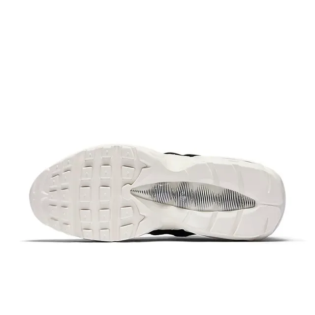 Nike Black White Mesh And Suede Upper Sculpted Midsole Lifestyle Sneakers 6