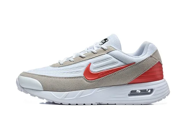 Nike Black White Mesh And Synthetic Upper Visible Air Cushioning Unit Lifestyle Sneakers 12