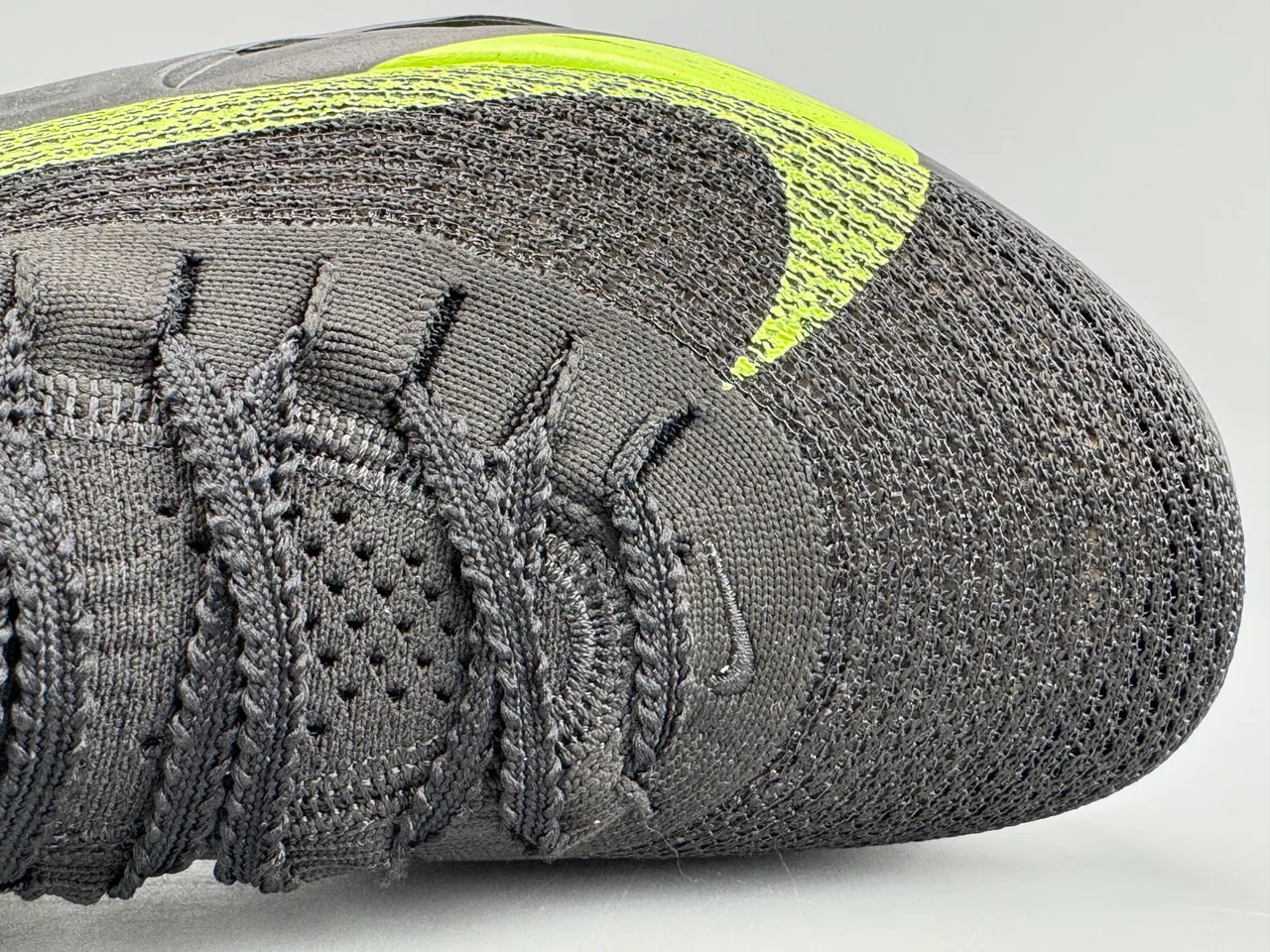 Nike Black Yellow Knit Upper Air Zoom Forefoot Unit Running Shoes 2