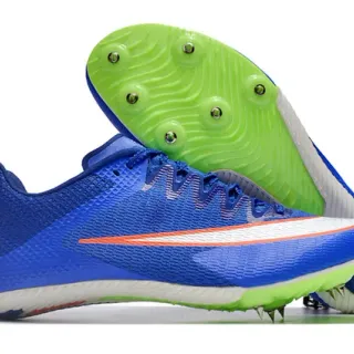 Nike Chaussures de Course Basses avec Spike de Course en Malla Engineered Bleu Vert