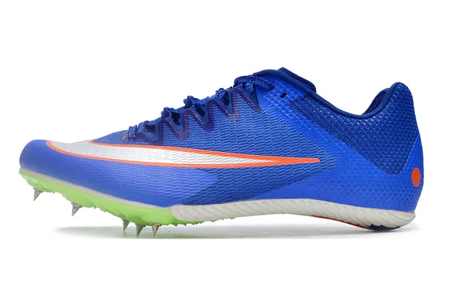Nike Blue Green Low-Cut Racing Spike Engineered Mesh Upper Running Shoes 14