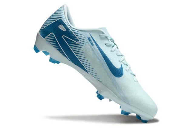 Nike Chaussures de football bleu marine low-cut upper mesh synthétique graphique lateral speed-wing firm ground 2