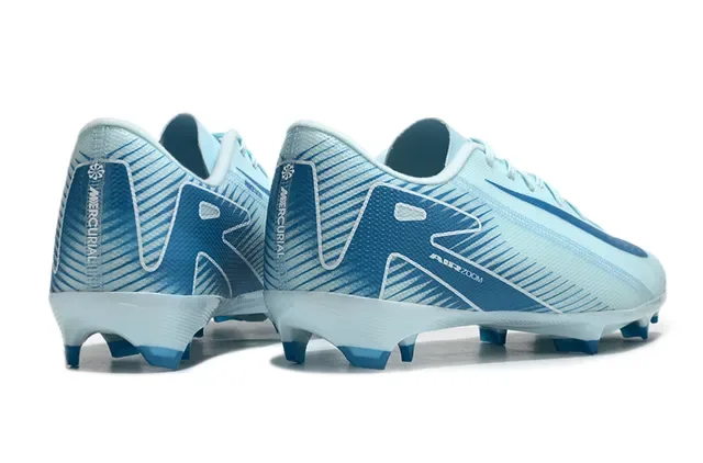 Nike Chaussures de football bleu marine low-cut upper mesh synthétique graphique lateral speed-wing firm ground 5